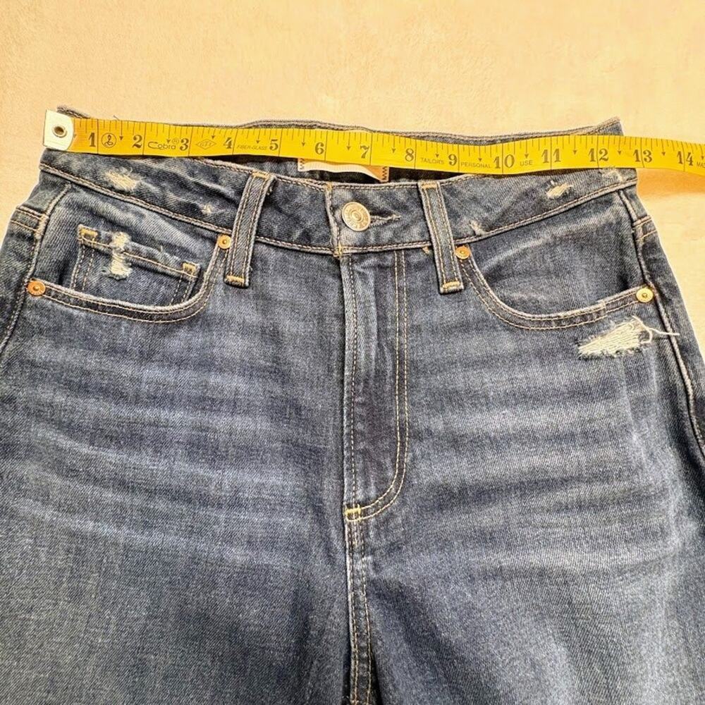 PAIGE Boyfriend Jeans Brigitte High Rise Straight Leg Vintage Wash Denim NWT 24 - Picture 9 of 11